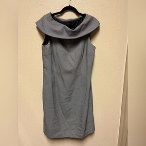 Tahari Elegant Dress with Cowl Neck